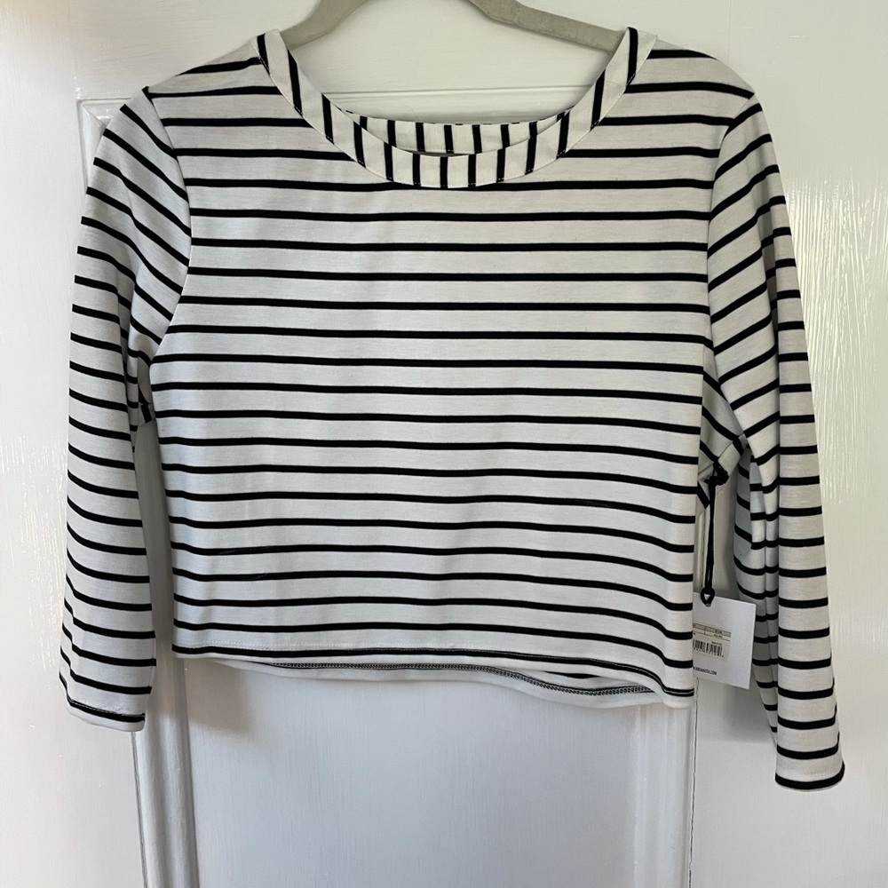 Jack striped crop top